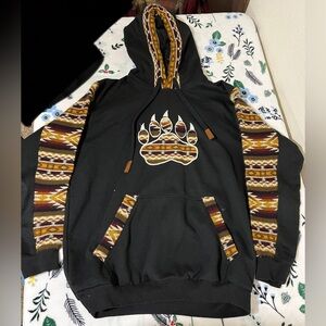 Authentic Native American bear paw hoodie